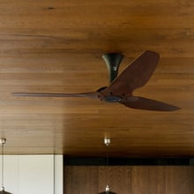 Haiku 152cm DC Bamboo Low Profile Smart Ceiling Fan with Remote Control